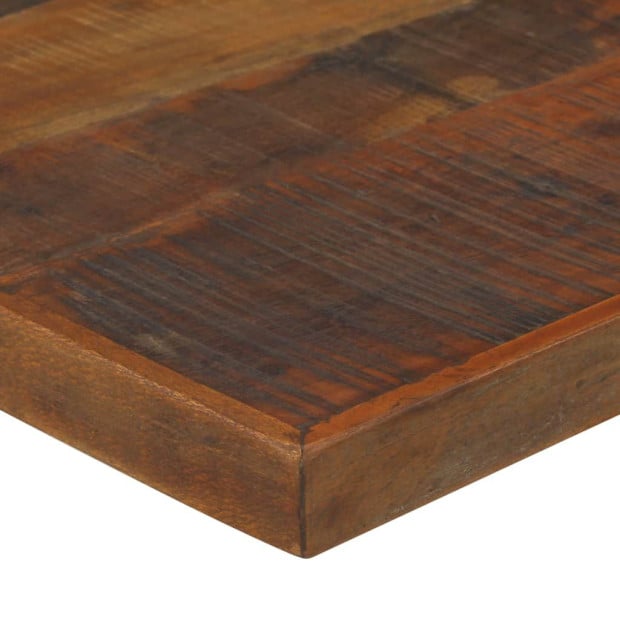 Bar Table Solid Reclaimed Wood Dark Brown 150x70x107 Cm Image 4