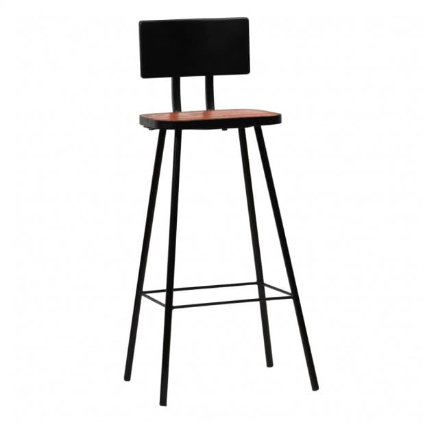 Bar Chairs 4 Pcs Solid Reclaimed Wood Image 11