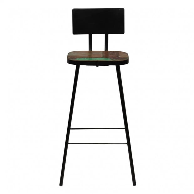 Bar Chairs 4 Pcs Solid Reclaimed Wood Image 3