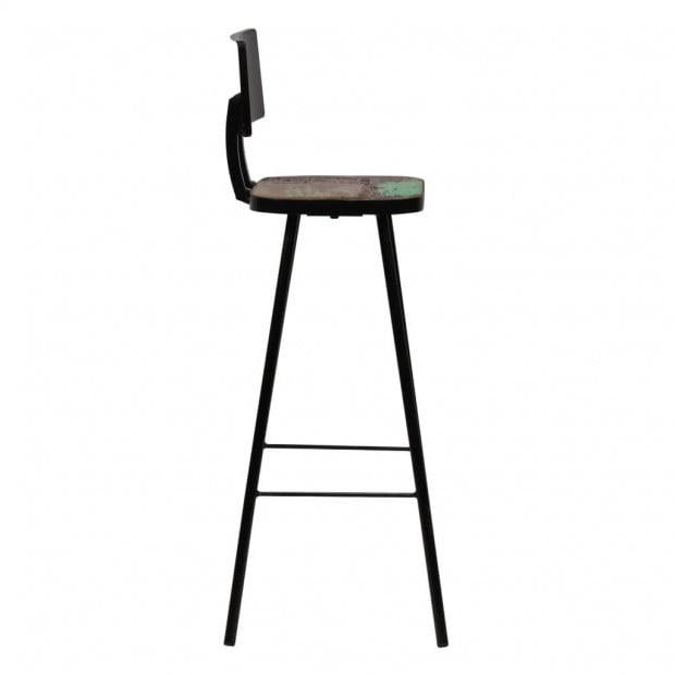 Bar Chairs 4 Pcs Solid Reclaimed Wood Image 4