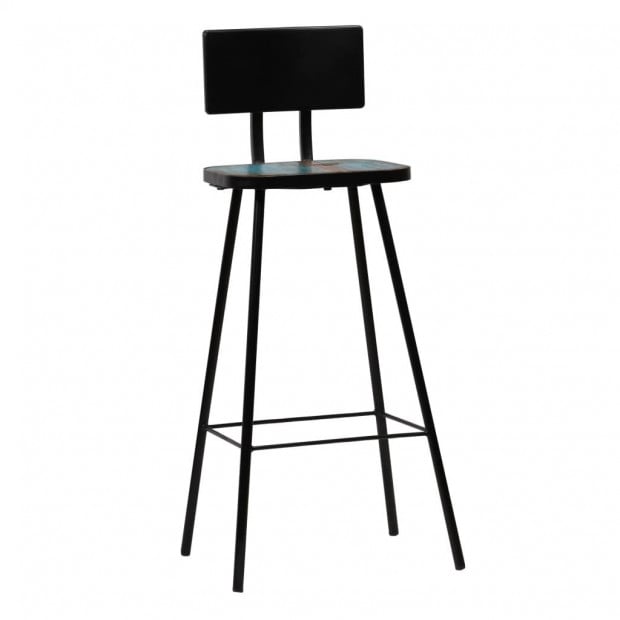 Bar Chairs 4 Pcs Solid Reclaimed Wood Image 7