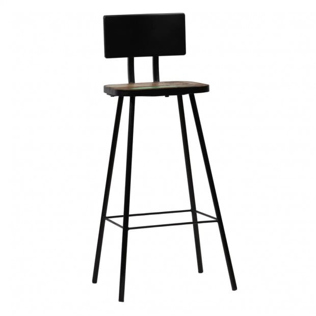 Bar Chairs 4 Pcs Solid Reclaimed Wood Image 8