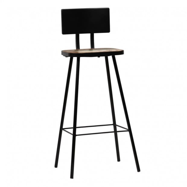 Bar Chairs 4 Pcs Solid Reclaimed Wood Image 9
