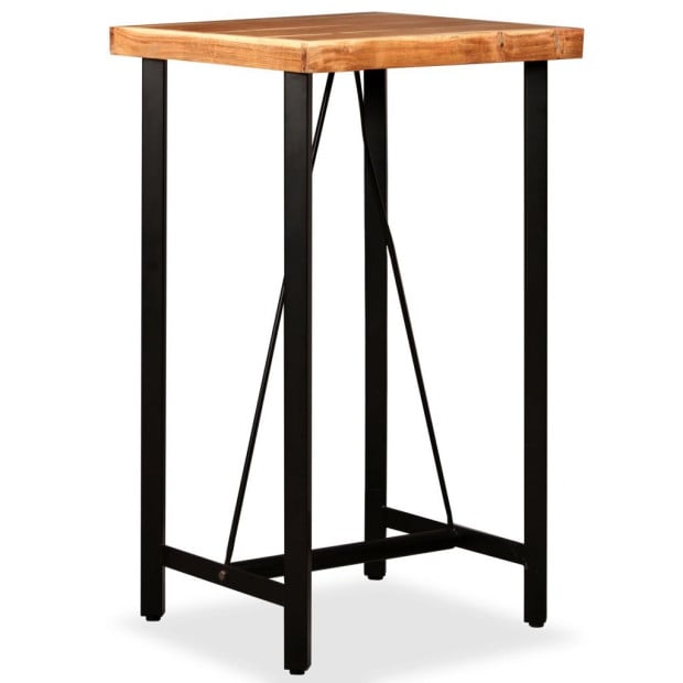 Bar Table 60x60x107 Cm Solid Acacia Wood