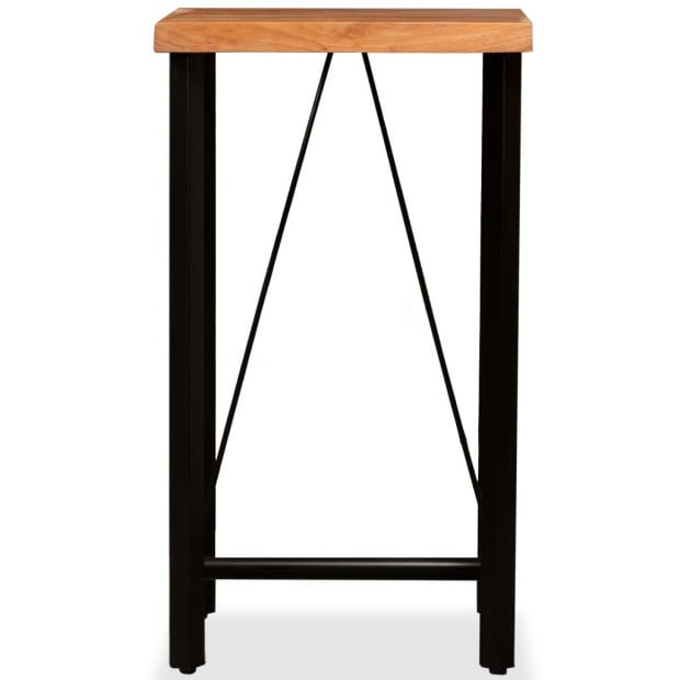 Bar Table 60x60x107 Cm Solid Acacia Wood Image 3