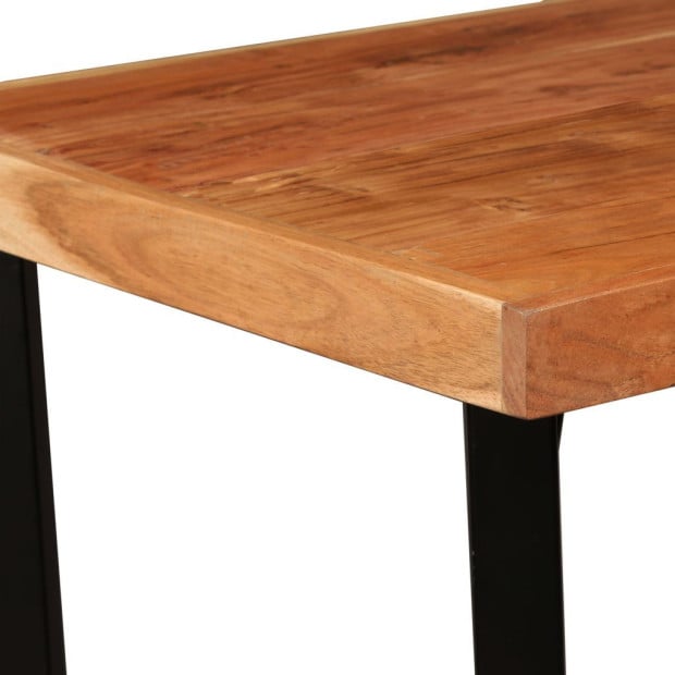 Bar Table 60x60x107 Cm Solid Acacia Wood Image 4