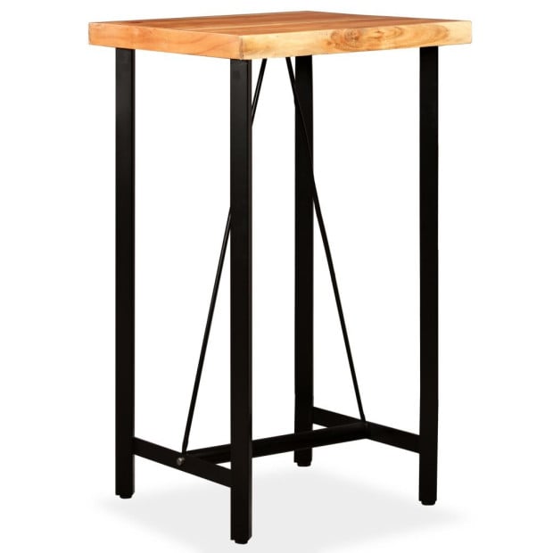 Bar Table 60x60x107 Cm Solid Acacia Wood Image 9