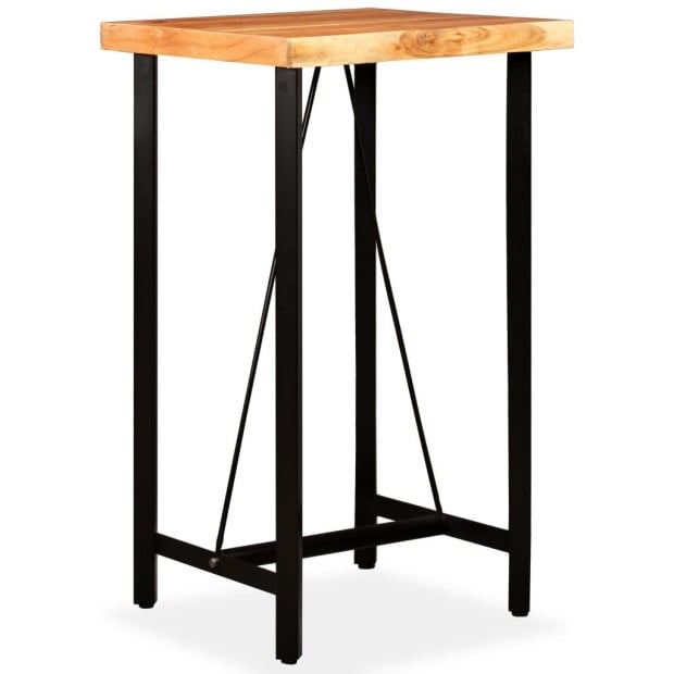 Bar Table 60x60x107 Cm Solid Acacia Wood Image 10