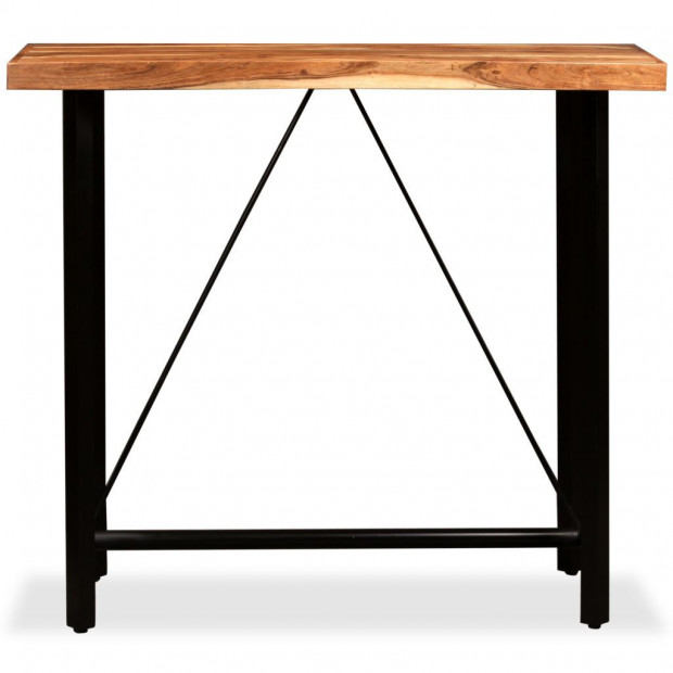 Bar Table 120x60x107 Cm Solid Sheesham Wood Image 2