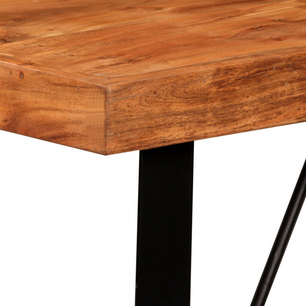 Bar Table 120x60x107 Cm Solid Sheesham Wood Image 3