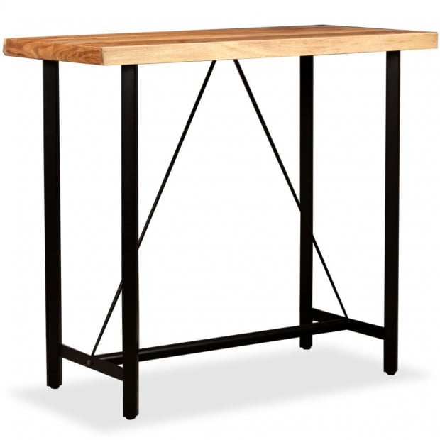 Bar Table 120x60x107 Cm Solid Sheesham Wood Image 7