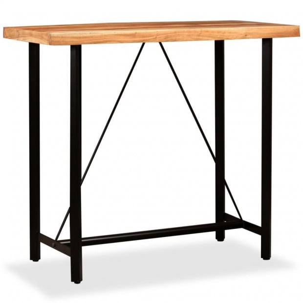 Bar Table 120x60x107 Cm Solid Sheesham Wood Image 8