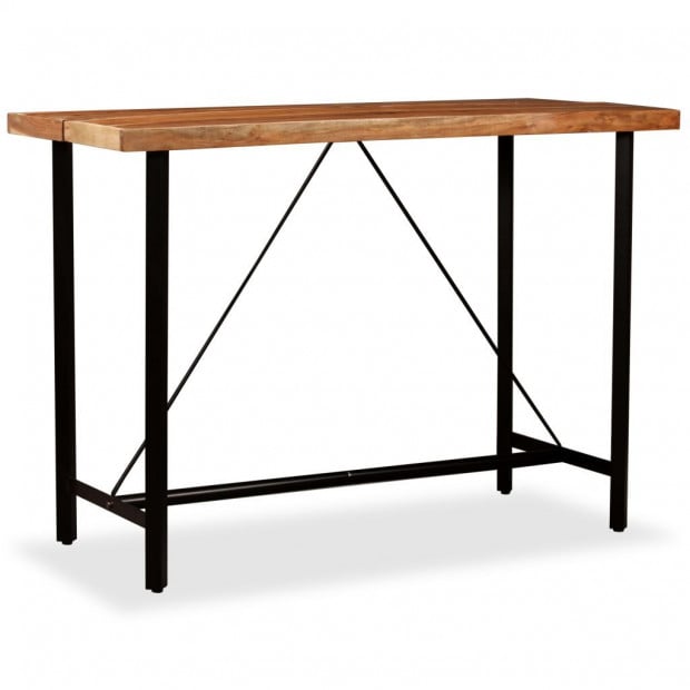 Bar Table 150x70x107 Cm Solid Sheesham Wood Image 8