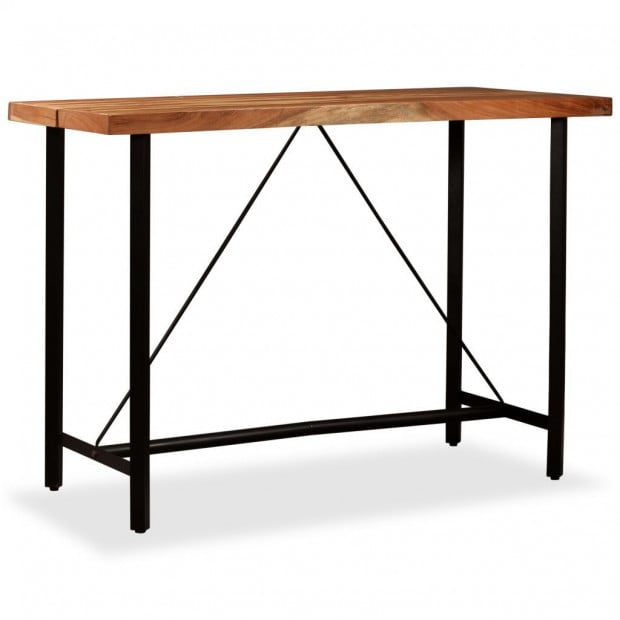 Bar Table 150x70x107 Cm Solid Sheesham Wood Image 9