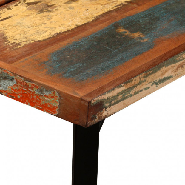 Bar Table 150x70x107 Cm Solid Reclaimed Wood Image 5