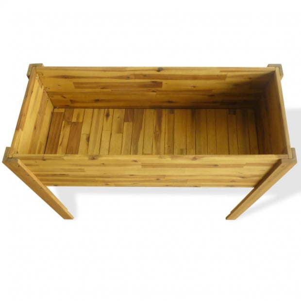Raised Garden Planter Solid Acacia Wood Image 2