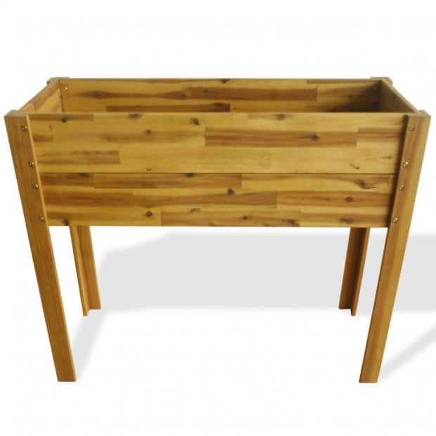 Raised Garden Planter Solid Acacia Wood Image 3