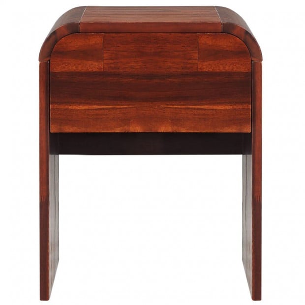 Nightstand 41,5x42x52 Cm Solid Acacia Wood Image 3