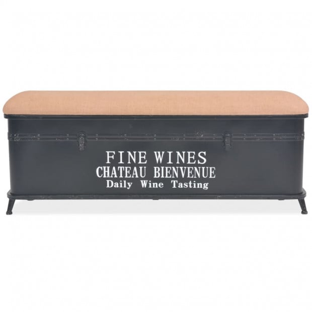 Storage Bench With Cushion 103x30x40 Cm Image 6