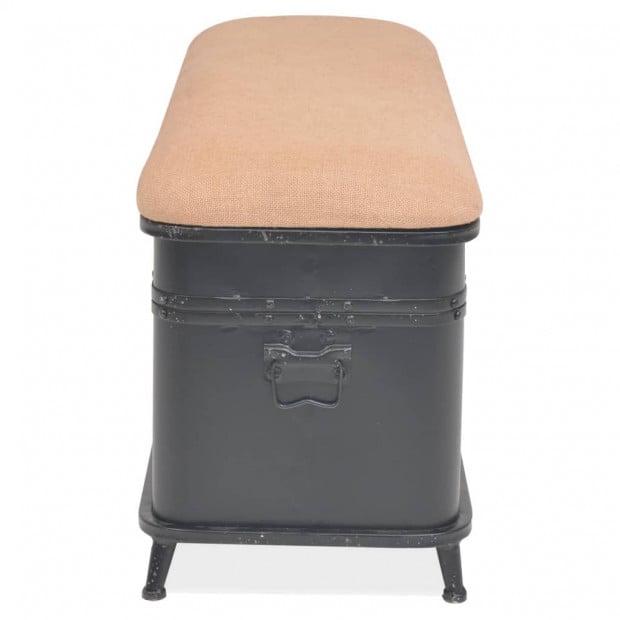 Storage Bench With Cushion 103x30x40 Cm Image 7