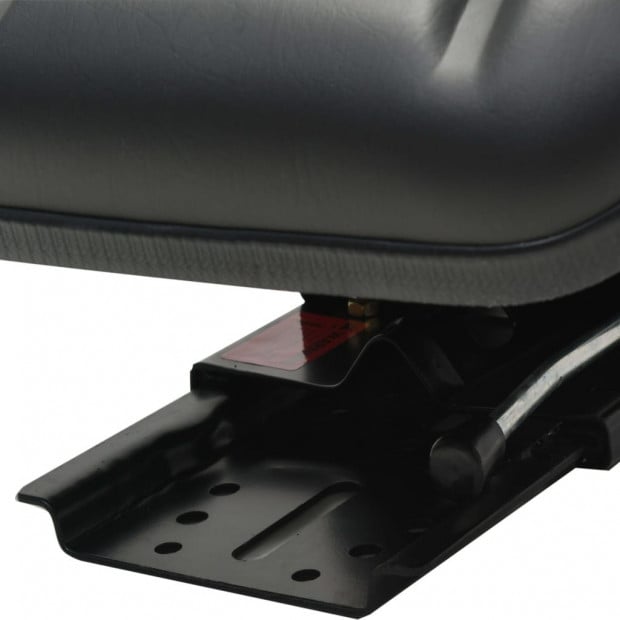 Tractor Seat With Suspension Steel frame Black Image 3