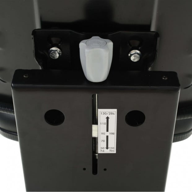 Tractor Seat With Suspension Steel frame Black Image 5