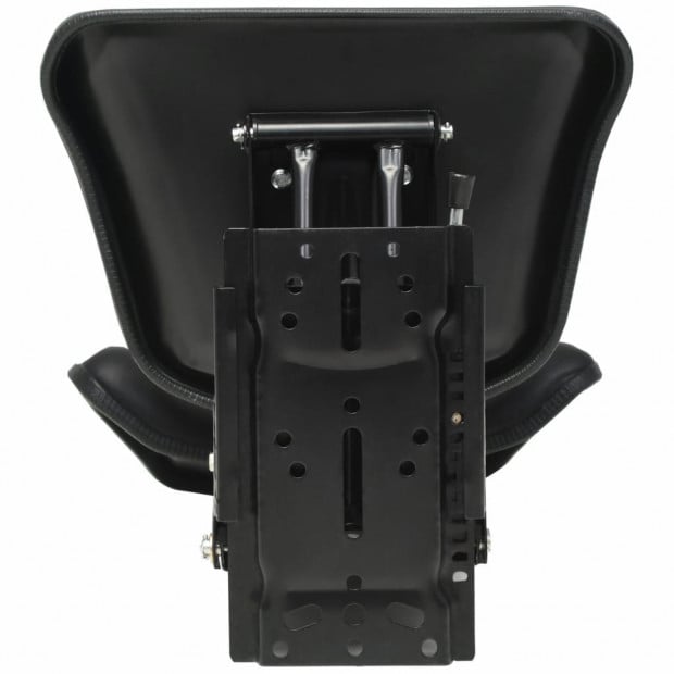 Tractor Seat With Suspension Steel frame Black Image 6