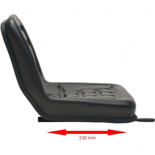 Universal Tractor Seat Steel frame Black Image 8
