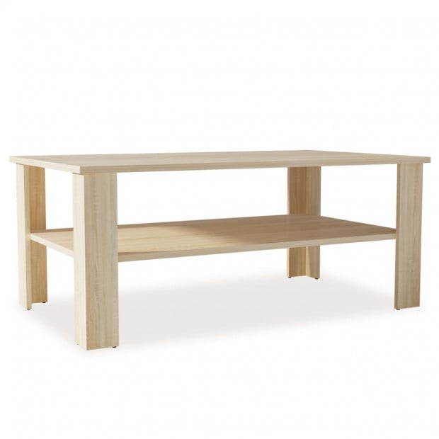 Coffee Table Chipboard 100x59x42 Cm Oak