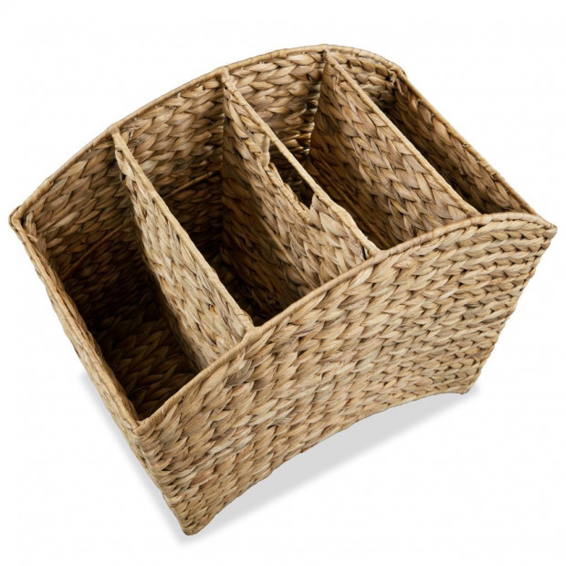 Magazine Holder 42x25x33 Cm Water Hyacinth Image 2
