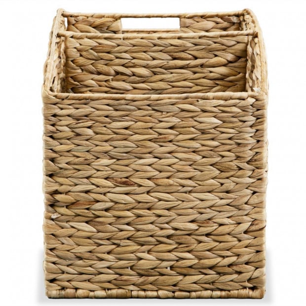 Magazine Holder 42x25x33 Cm Water Hyacinth Image 4