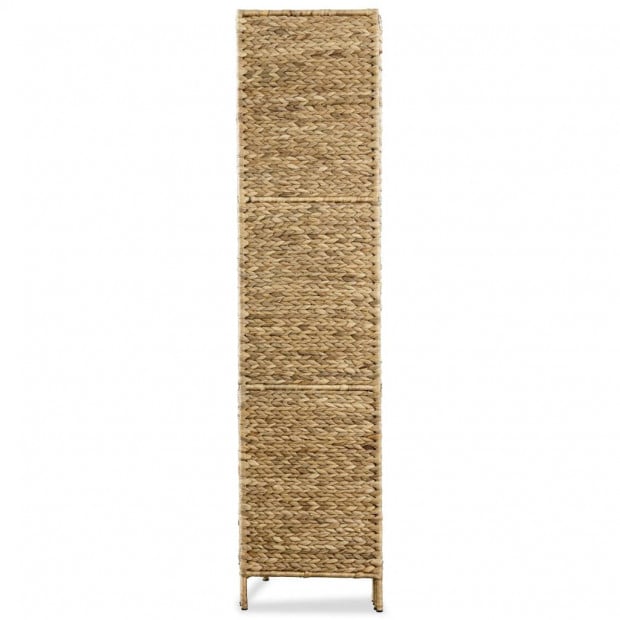 4-panel Room Divider 154x160 Cm Water Hyacinth Image 5