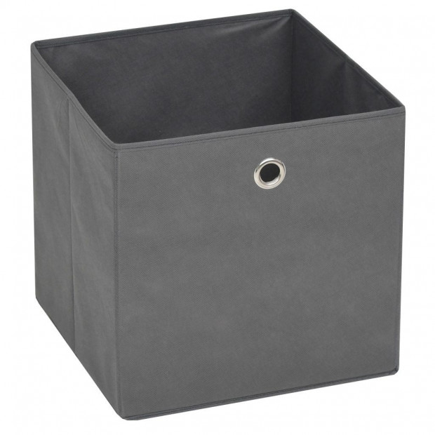 Storage Boxes 10 Pcs Non-woven Fabric 32x32x32 Cm Grey Image 4