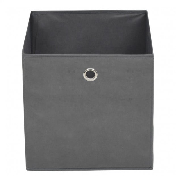 Storage Boxes 10 Pcs Non-woven Fabric 32x32x32 Cm Grey Image 5
