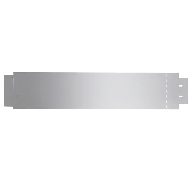 Lawn Fence 10 Pcs Galvanised Steel 100x20 Cm Image 5