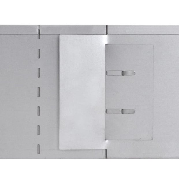 Lawn Fence 20 Pcs Galvanised Steel 100x20 Cm Image 7