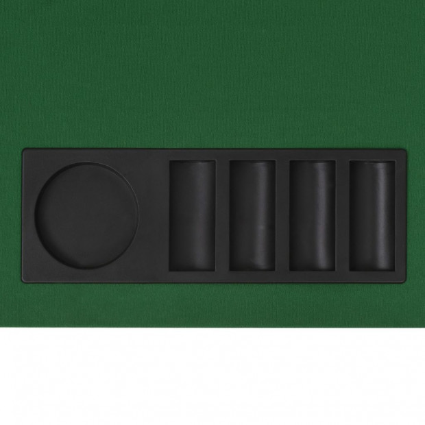 8-player Folding Poker Tabletop 4 Fold Rectangular Green Image 8