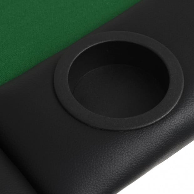 9-player Folding Poker Table 3 Fold Oval Green Image 7