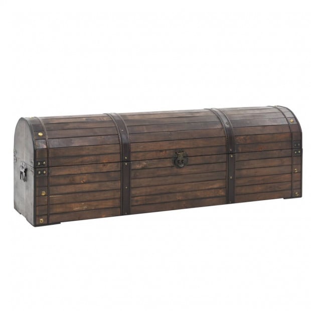 Storage Chest Solid Wood Vintage Style 120x30x40 Cm