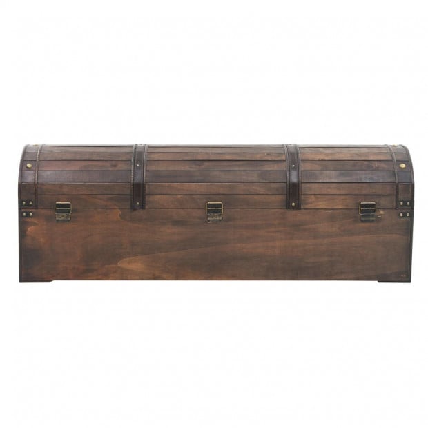 Storage Chest Solid Wood Vintage Style 120x30x40 Cm Image 7