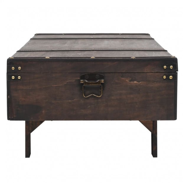 Coffee Table Solid Wood Vintage Style 120x55x35 Cm Image 6