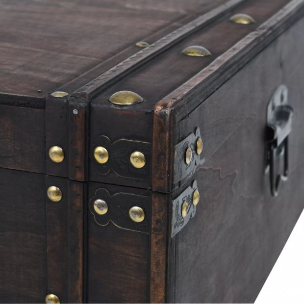 Coffee Table Solid Wood Vintage Style 120x55x35 Cm Image 7