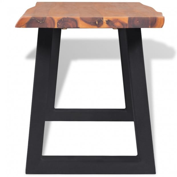 Bench Solid Acacia Wood 145 Cm Image 3