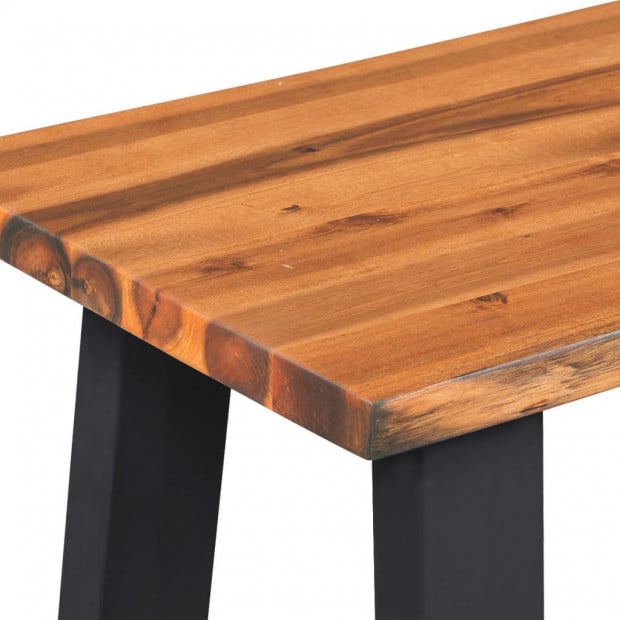 Bench Solid Acacia Wood 145 Cm Image 5