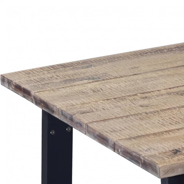 Dining Table Solid Acacia Wood 170x90x75 Cm Image 4