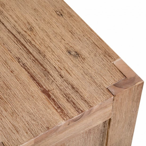 3-tier Bookcase 80x30x110 Cm Solid Acacia Wood Image 4