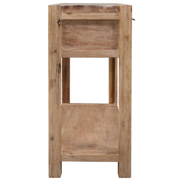 Console Table 82x33x73 Cm Solid Acacia Wood Image 5