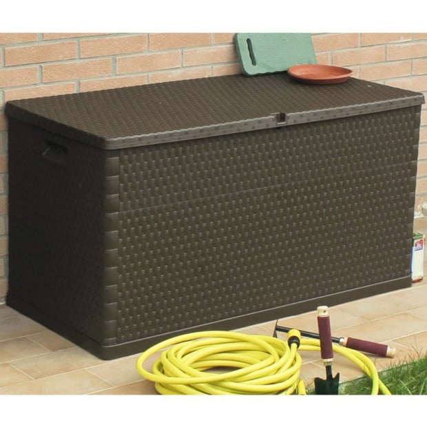 Garden Storage Box Brown 120x56x63 Cm Image 6