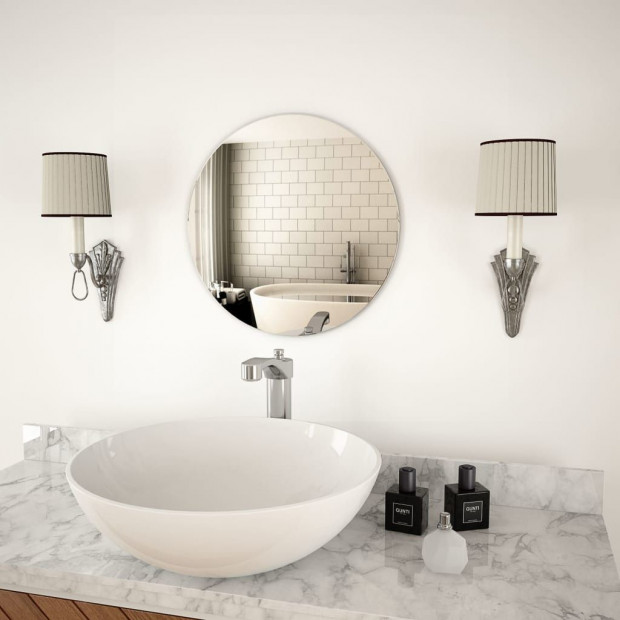 Wall Mirror 40 Cm Round Glass
