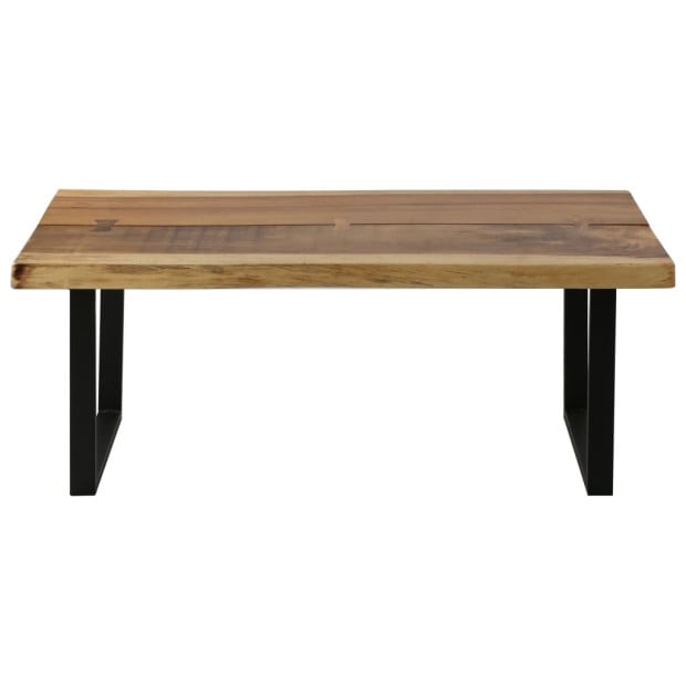 Coffee Table Solid Suar Wood 102x56x41 Cm Image 2